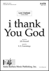 I Thank You God SATB choral sheet music cover